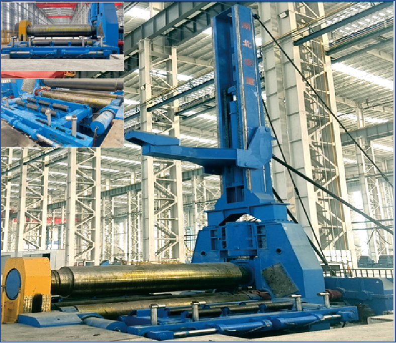 HZW11S-120×4200微控液压卧式下调式三辊卷板机 图1